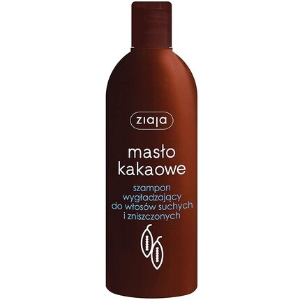 Разглаживающий шампунь с маслом какао для сухих и поврежденных волос 400мл, Ziaja
Разглаживающий шампунь с маслом какао для сухих и поврежденных волос 400мл, Ziaja