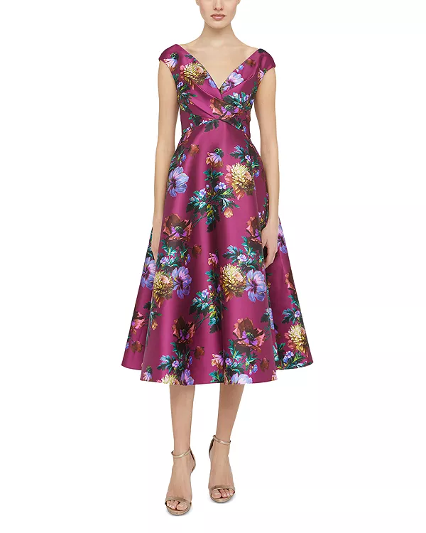 Платье Kadence с V-образным вырезом Theia, мультиколор
Платье Kadence с V-образным вырезом Theia, мультиколор