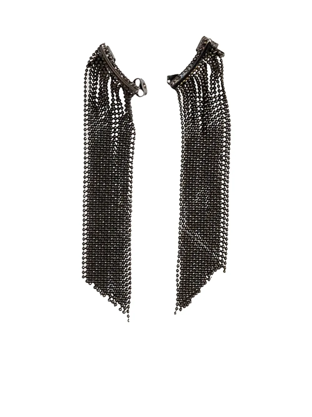 Серьги-каффы с бахромой Fabiana Filippi, черный
Серьги-каффы с бахромой Fabiana Filippi, черный