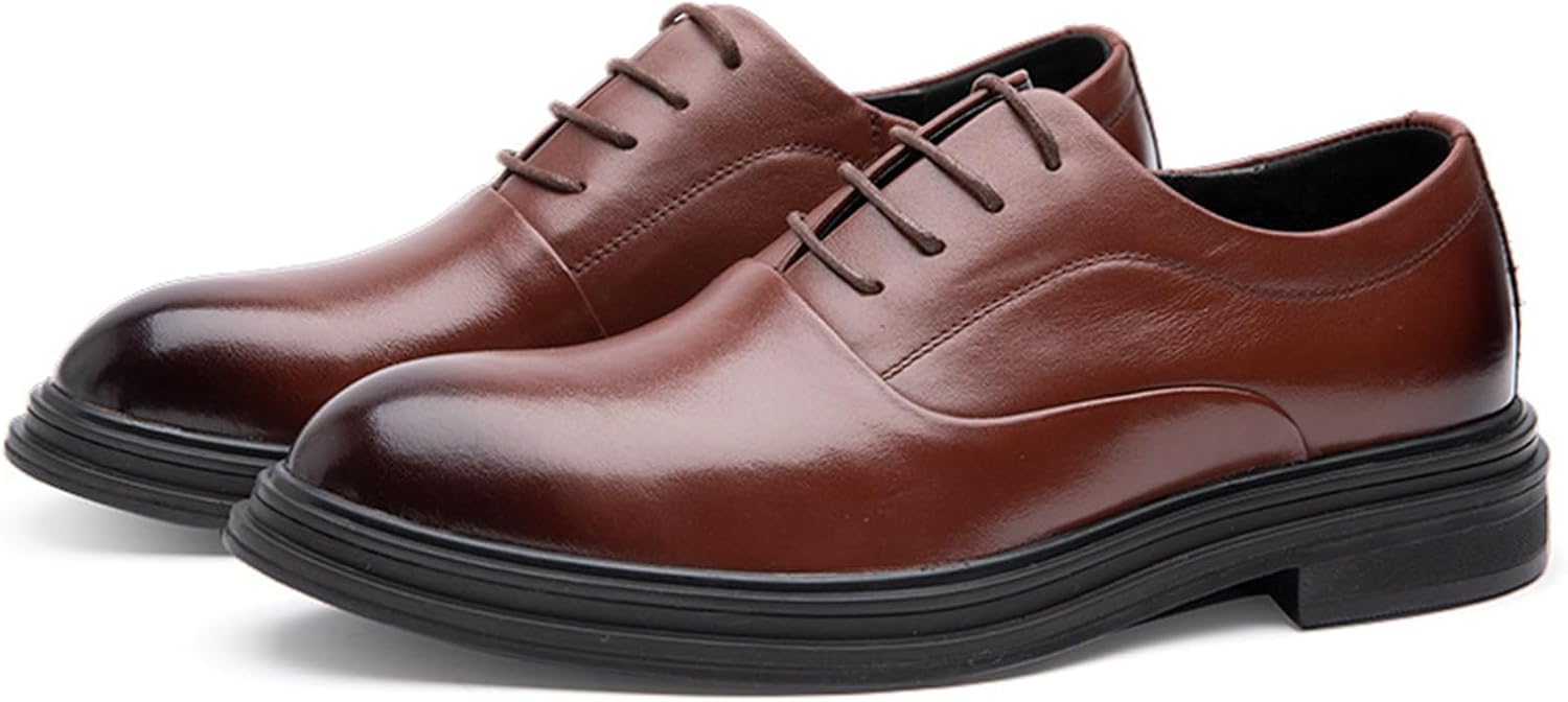 Мужские туфли KYOESCAI с шнуровкой, деловые комфортные дерби, модные свадебные и праздничные оксфорды, коричневый
Мужские туфли KYOESCAI с шнуровкой, деловые комфортные дерби, модные свадебные и праздничные оксфорды, коричневый