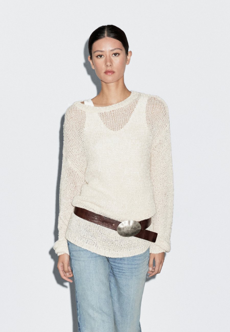 Джемпер Massimo Dutti OVERSIZE OPENWORK WITH V-NECK, Beige
Джемпер Massimo Dutti OVERSIZE OPENWORK WITH V-NECK, Beige