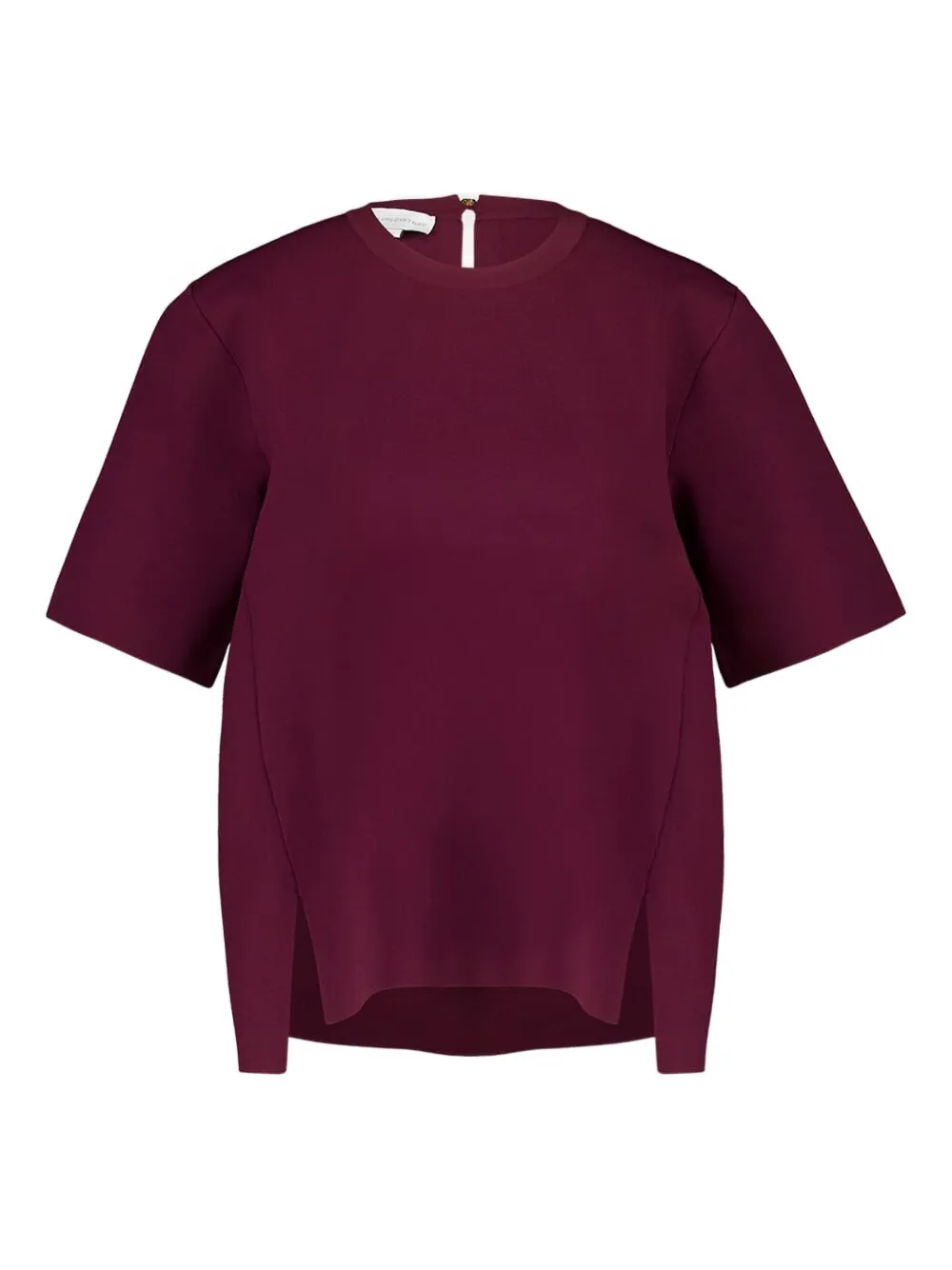 Топ с короткими рукавами и круглым вырезом STELLA MCCARTNEY, красный 
Топ с короткими рукавами и круглым вырезом STELLA MCCARTNEY, красный