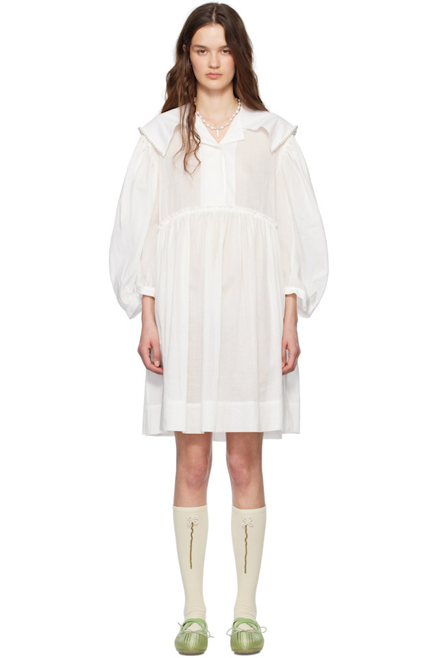 Мини-платье с матросским воротником и бисерной отделкой Simone Rocha, мультиколор
Мини-платье с матросским воротником и бисерной отделкой Simone Rocha, мультиколор