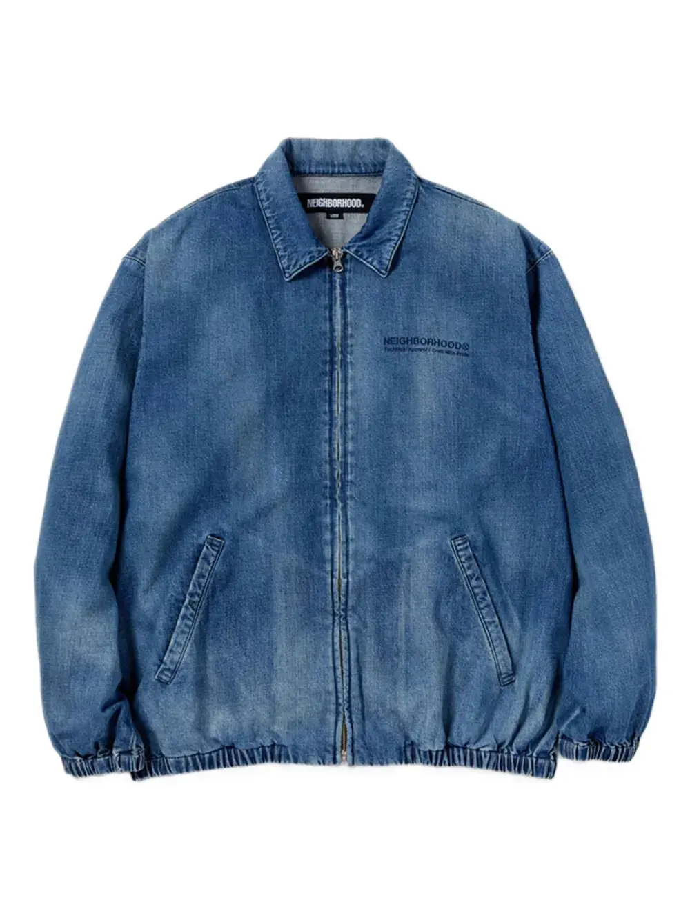 Джинсовая куртка с вышитым логотипом Neighborhood, синий
Джинсовая куртка с вышитым логотипом Neighborhood, синий