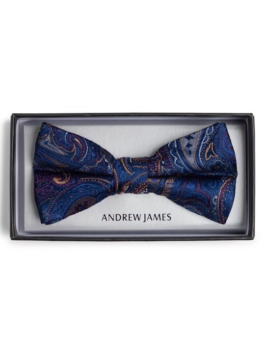 Шелковый галстук-бабочка Andrew James, индиго
Шелковый галстук-бабочка Andrew James, индиго