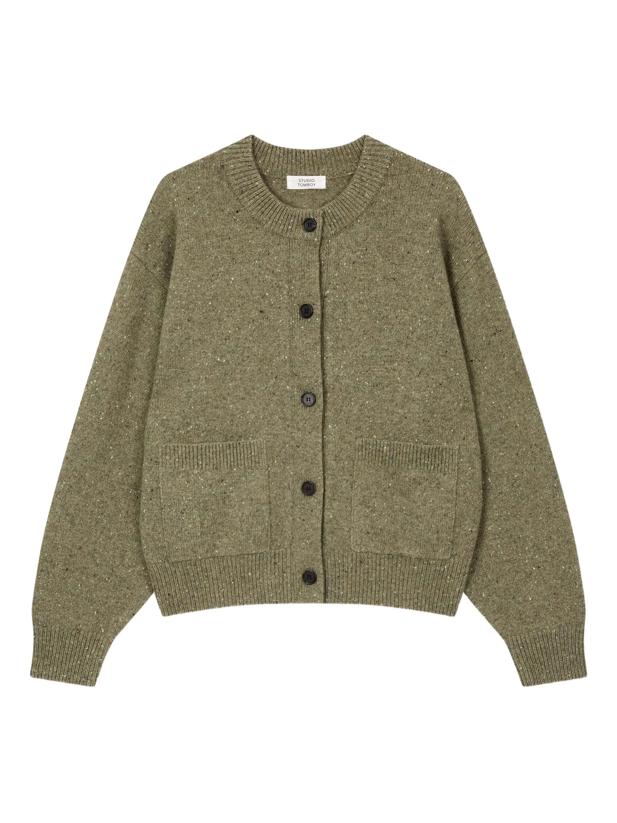 Кардиган с накладными карманами Tomboy, зеленый
Кардиган с накладными карманами Tomboy, зеленый