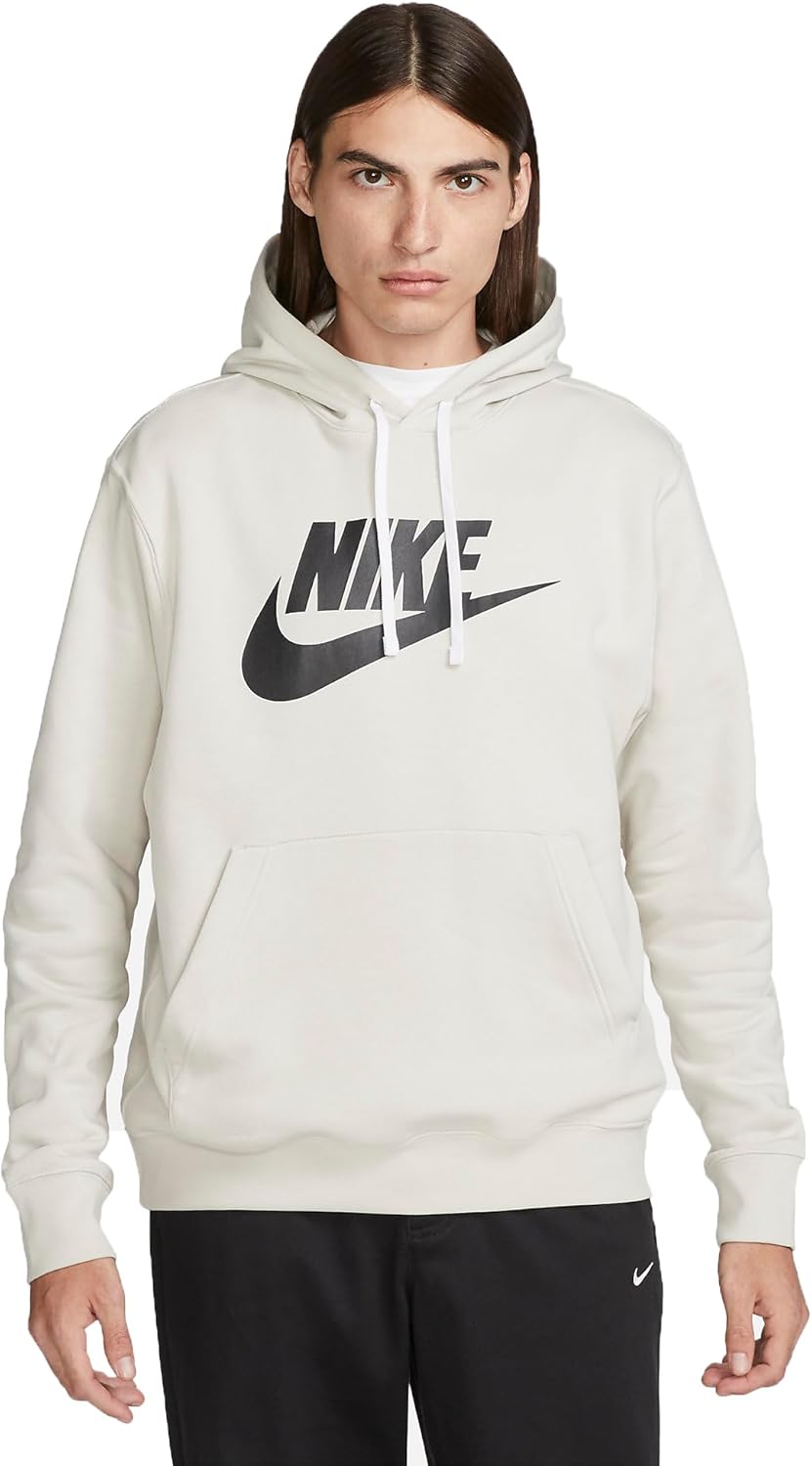 Мужская флисовая толстовка с капюшоном и графикой Nike Sportswear Club, White
Мужская флисовая толстовка с капюшоном и графикой Nike Sportswear Club, White