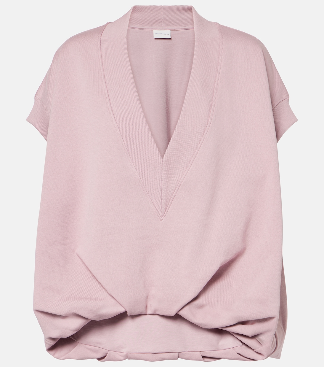 Хлопковый жилет-свитер Dries Van Noten, розовый
Хлопковый жилет-свитер Dries Van Noten, розовый
