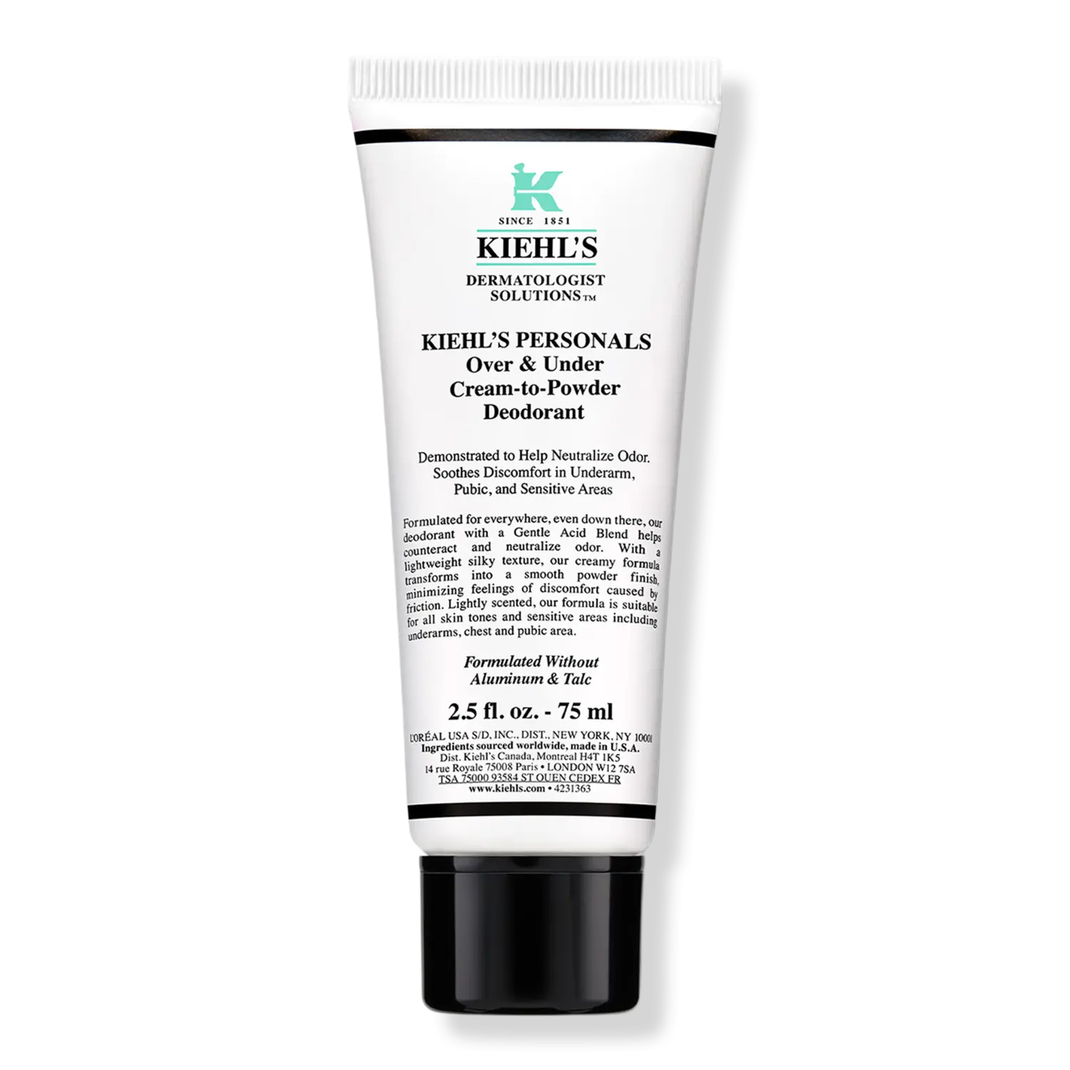 Дезодорант Over & Under Cream-To-Powder Deodorant Kiehl's Since 1851
Дезодорант Over & Under Cream-To-Powder Deodorant Kiehl's Since 1851