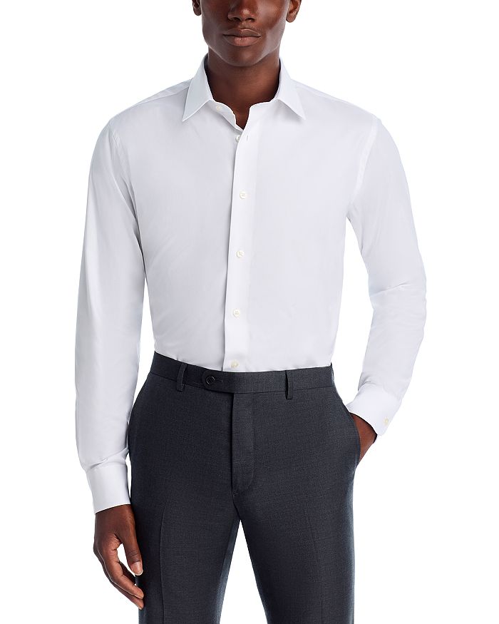 Сорочка классического кроя из эластичного твила - эксклюзив The Men's Store at Bloomingdale's, белый
Сорочка классического кроя из эластичного твила - эксклюзив The Men's Store at Bloomingdale's, белый