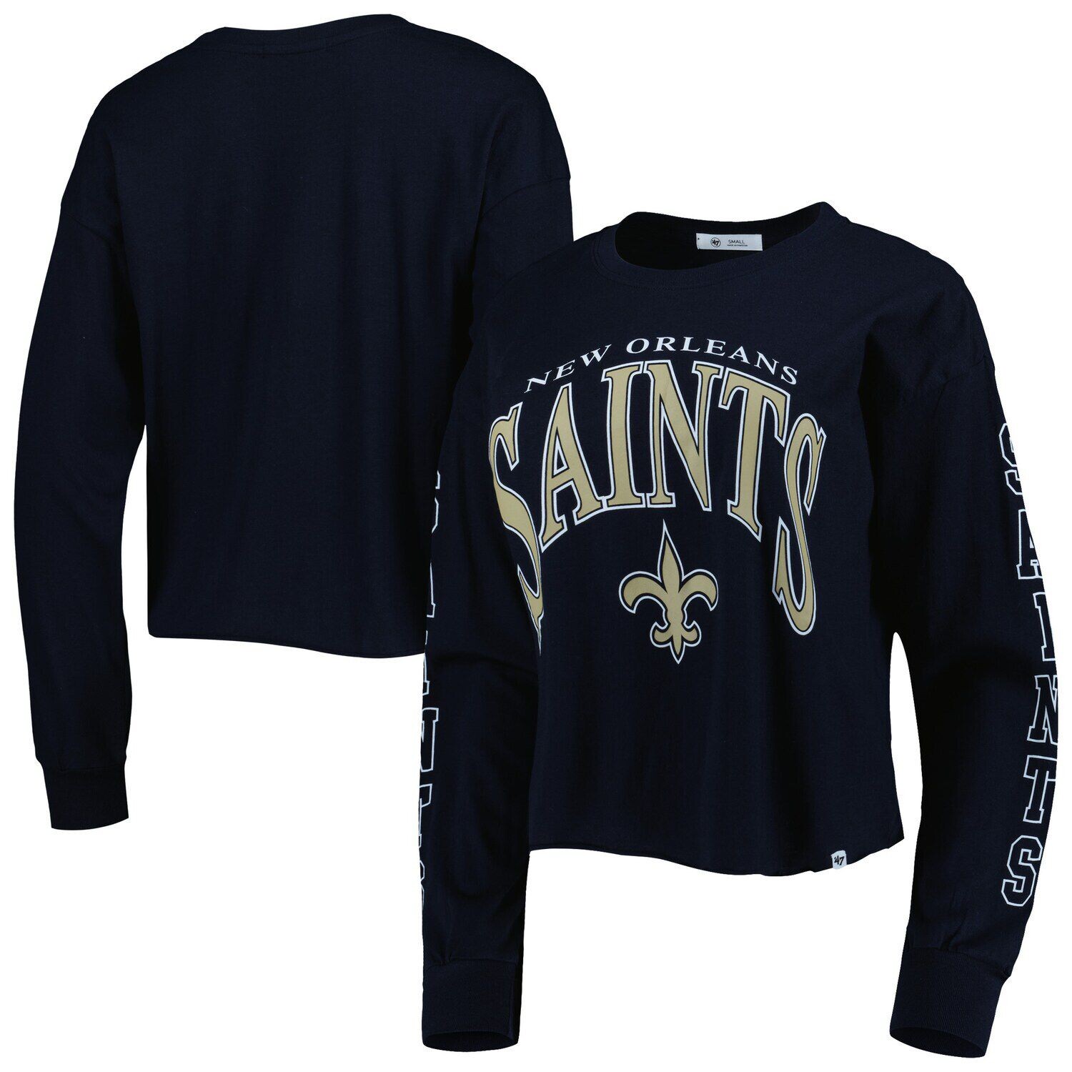 Женская черная укороченная футболка с длинными рукавами New Orleans Saints Skyler Parkway '47, Черный, Женская черная укороченная футболка с длинными рукавами New Orleans Saints Skyler Parkway '47
Женская черная укороченная футболка с длинными рукавами New Orleans Saints Skyler Parkway '47, Черный, Женская черная укороченная футболка с длинными рукавами New Orleans Saints Skyler Parkway '47