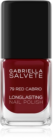 Долговечный глянцевый лак для ногтей Gabriella Salvete Longlasting Enamel, 79 Red Cabrio 11 ml
Долговечный глянцевый лак для ногтей Gabriella Salvete Longlasting Enamel, 79 Red Cabrio 11 ml