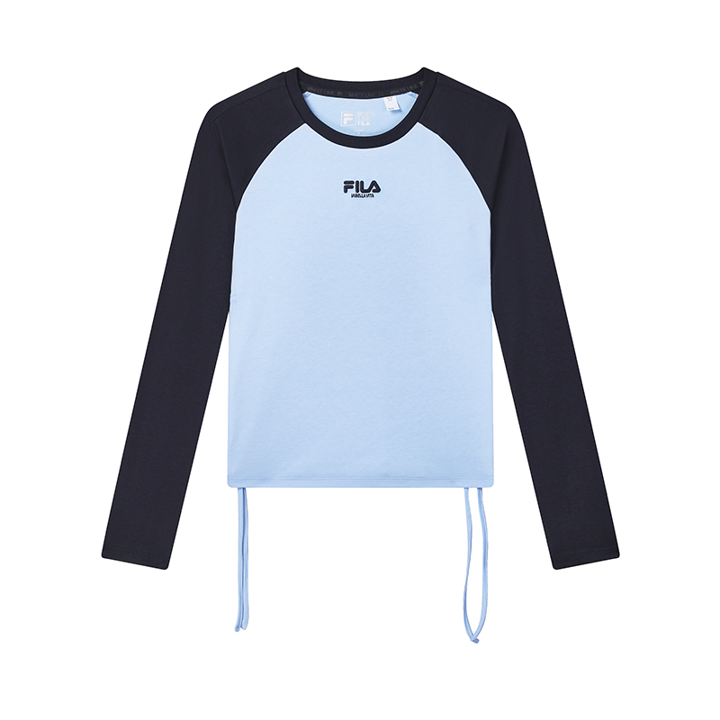 Футболка женская элегантная синяя FILA 
Футболка женская элегантная синяя FILA