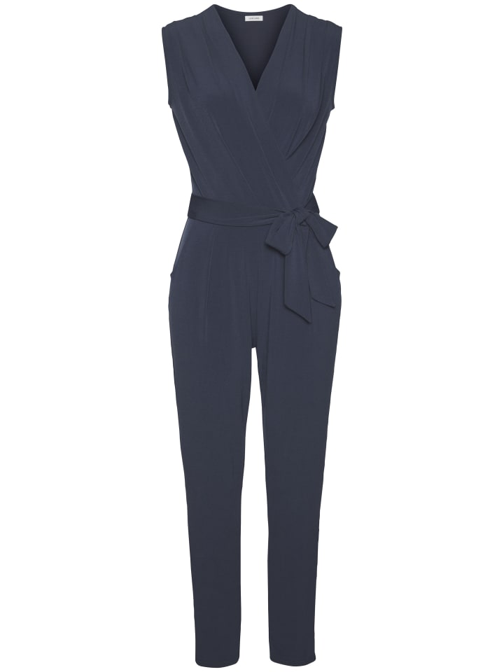 Комбинезон LASCANA, темно-синий
Комбинезон LASCANA, темно-синий