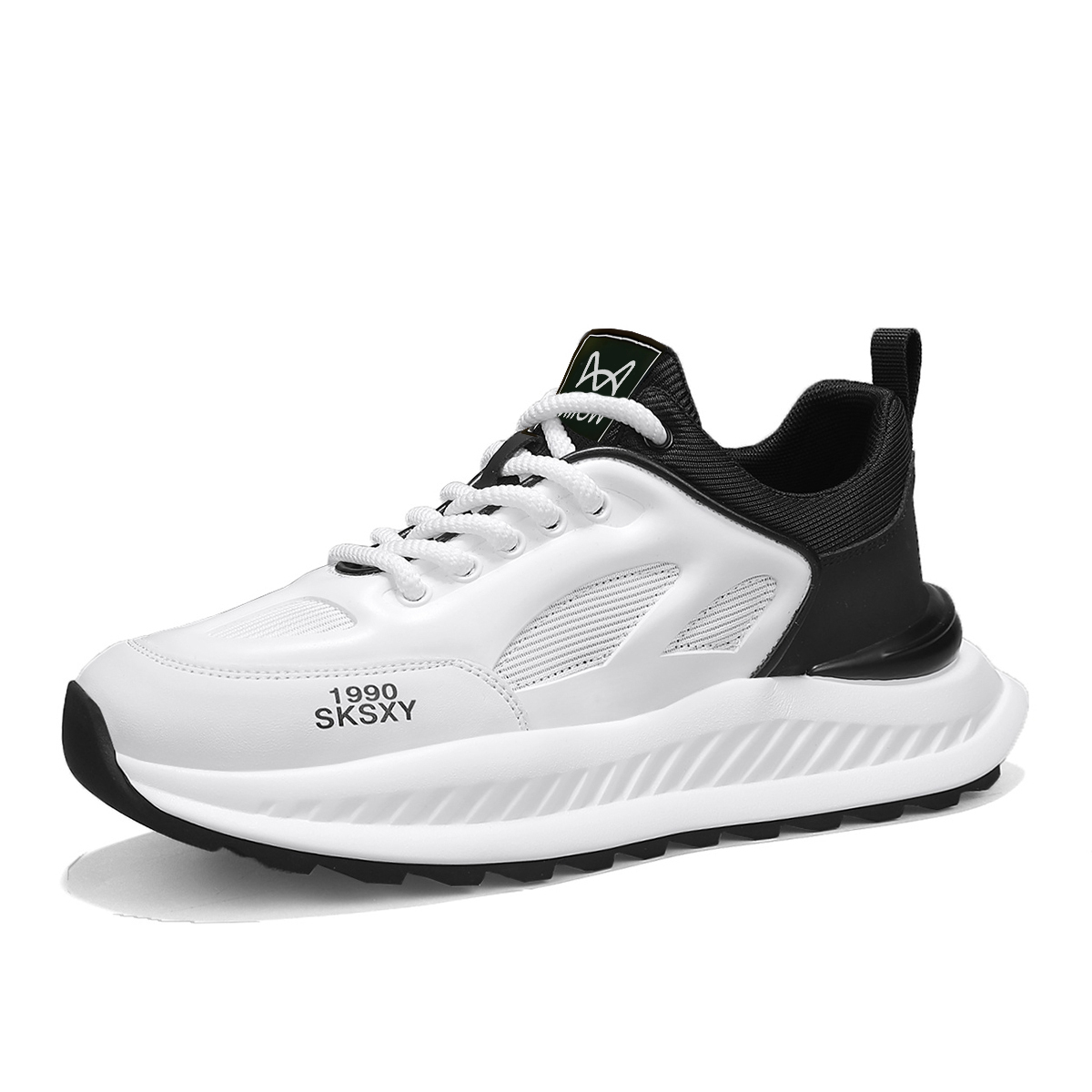 MIIOW Антискользящие износостойкие мужские низкие кеды для повседневной носки - белый черный, цвет White Black
MIIOW Антискользящие износостойкие мужские низкие кеды для повседневной носки - белый черный, цвет White Black