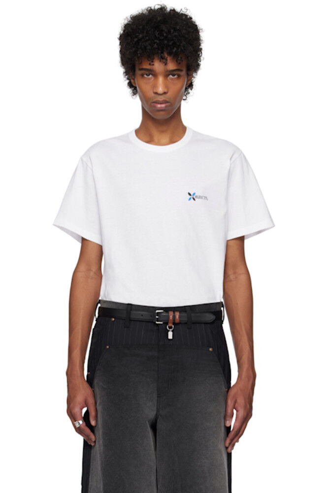 Белая футболка с многоцветным принтом Khoki 
Белая футболка с многоцветным принтом Khoki