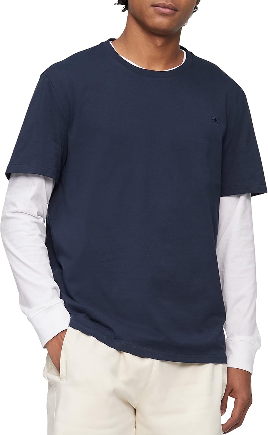 Мужская футболка Calvin Klein из гладкого хлопка с круглым вырезом, Dark Sapphire
Мужская футболка Calvin Klein из гладкого хлопка с круглым вырезом, Dark Sapphire