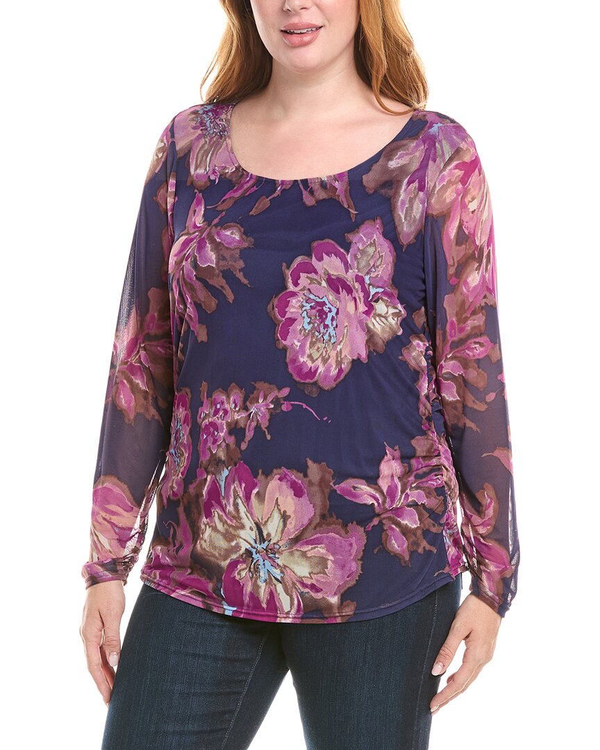 Футболка Tahari ASL Plus Mesh, фиолетовый
Футболка Tahari ASL Plus Mesh, фиолетовый