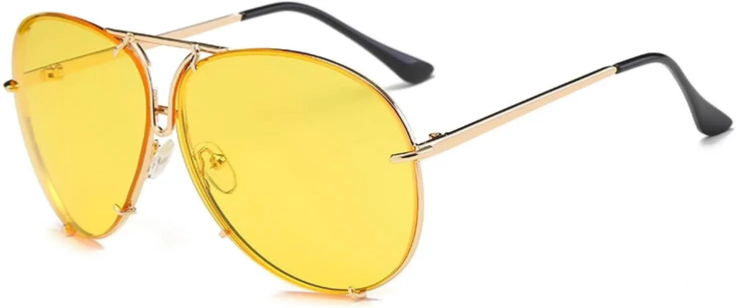 Большие солнцезащитные очки-маска для женщин, роскошные, с зеркальными металлическими линзами, модные, с защитой от УФ-излучения UV400 MWTSYSQ, Gold-yellow
Большие солнцезащитные очки-маска для женщин, роскошные, с зеркальными металлическими линзами, модные, с защитой от УФ-излучения UV400 MWTSYSQ, Gold-yellow