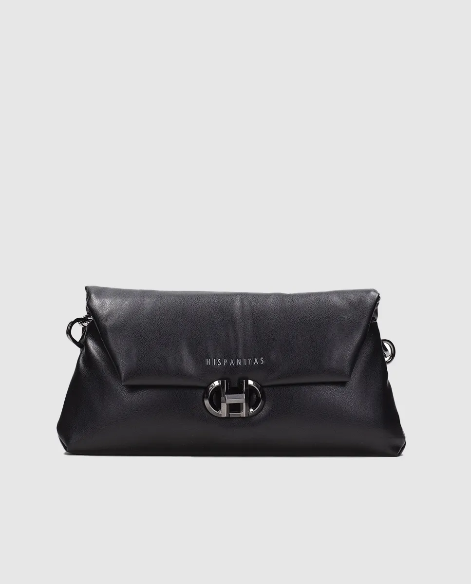 Женский клатч с поворотным замком и удлиняющим ремешком Hispanitas, черный
Женский клатч с поворотным замком и удлиняющим ремешком Hispanitas, черный