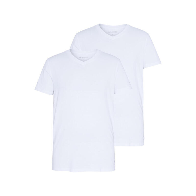 Футболка в двойной упаковке с V-образным вырезом CHIEMSEE, цвет weiss 
Футболка в двойной упаковке с V-образным вырезом CHIEMSEE, цвет weiss