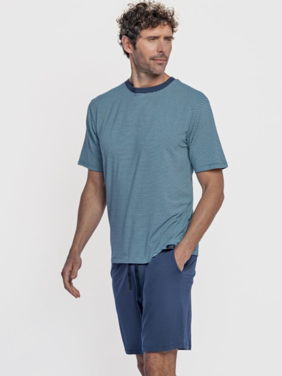 Короткая пижама zd ZERO DEFECTS Short modal Zeus blue pyjamas set, синий
Короткая пижама zd ZERO DEFECTS Short modal Zeus blue pyjamas set, синий