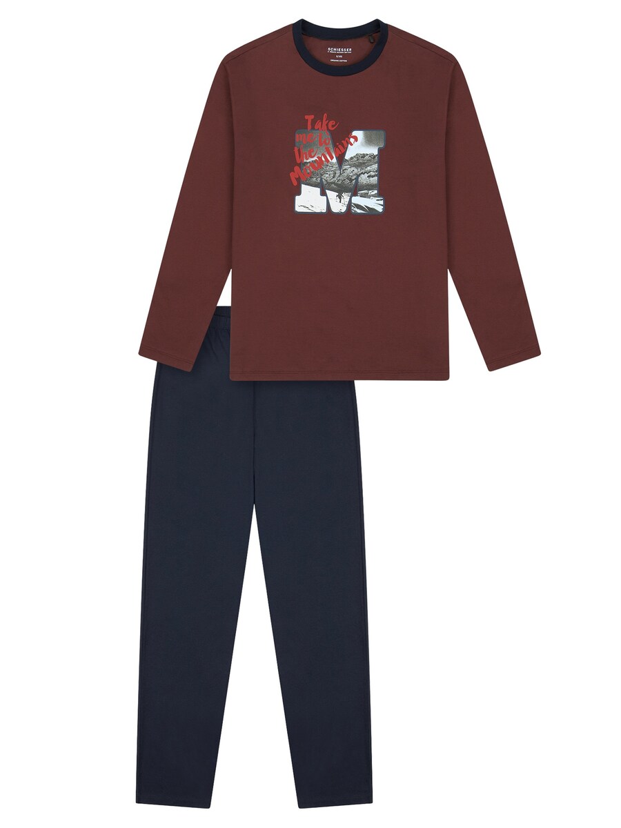 Пижама SCHIESSER Nightwear, темно-синий/бордовый
Пижама SCHIESSER Nightwear, темно-синий/бордовый