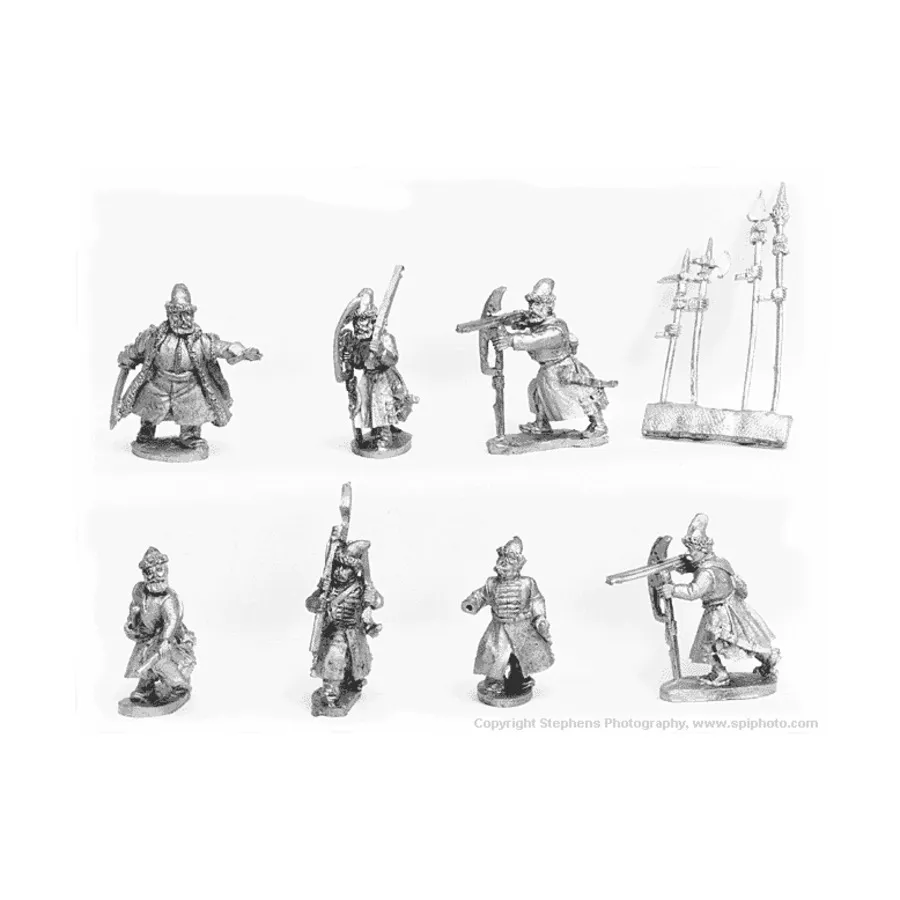 Стрельцовские мушкетеры с командованием, Late Medieval & Renaissance - Muscovites (25mm)
Стрельцовские мушкетеры с командованием, Late Medieval & Renaissance - Muscovites (25mm)