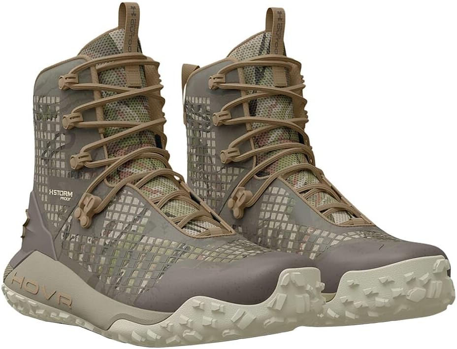 Водонепроницаемые ботинки Under Armour HOVR Dawn 2.0, легкие и дышащие, амортизация HOVR, подошва с высоким сцеплением, прочная и удобная обувь для походов (3025573), Ridge Reaper Camo Barren/Bayou/Khaki Base
Водонепроницаемые ботинки Under Armour HOVR Dawn 2.0, легкие и дышащие, амортизация HOVR, подошва с высоким сцеплением, прочная и удобная обувь для походов (3025573), Ridge Reaper Camo Barren/Bayou/Khaki Base