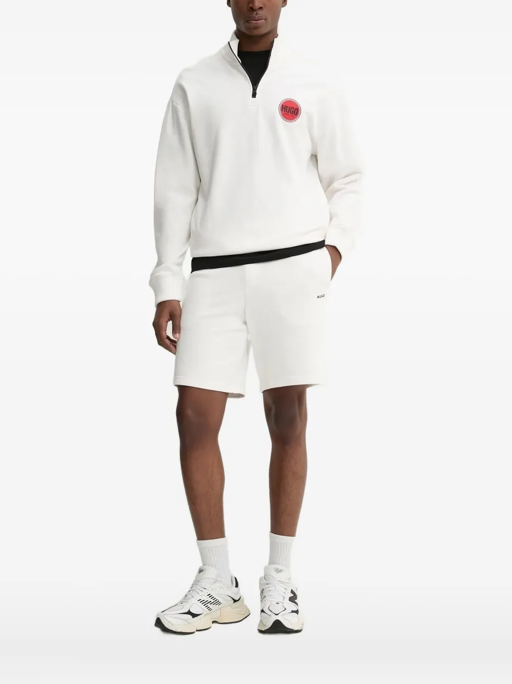 Толстовка Duluro с полумолнией и принтом логотипа HUGO, белый
Толстовка Duluro с полумолнией и принтом логотипа HUGO, белый