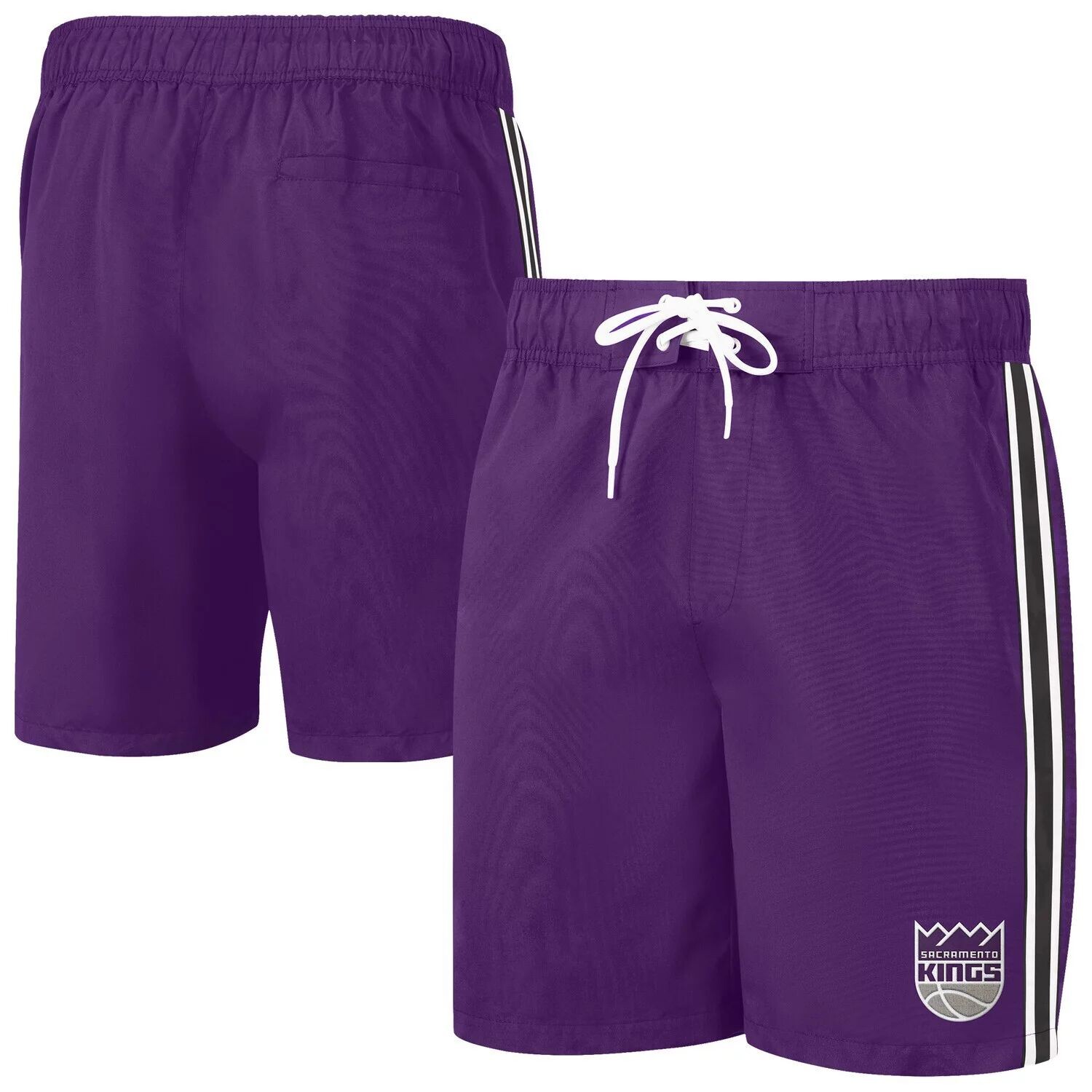 Мужские спортивные шорты Carl Banks Purple/Black Sacramento Kings Sand Beach Volley Swim Shorts G-III
Мужские спортивные шорты Carl Banks Purple/Black Sacramento Kings Sand Beach Volley Swim Shorts G-III