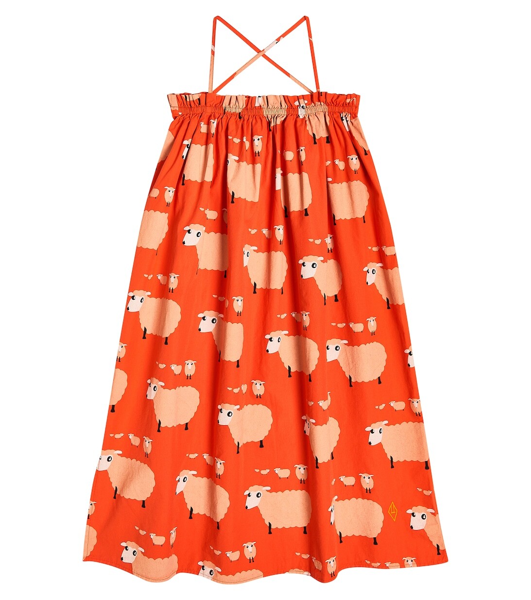 Платье из хлопка с принтом медуз The Animals Observatory, разноцветный 
Платье из хлопка с принтом медуз The Animals Observatory, разноцветный