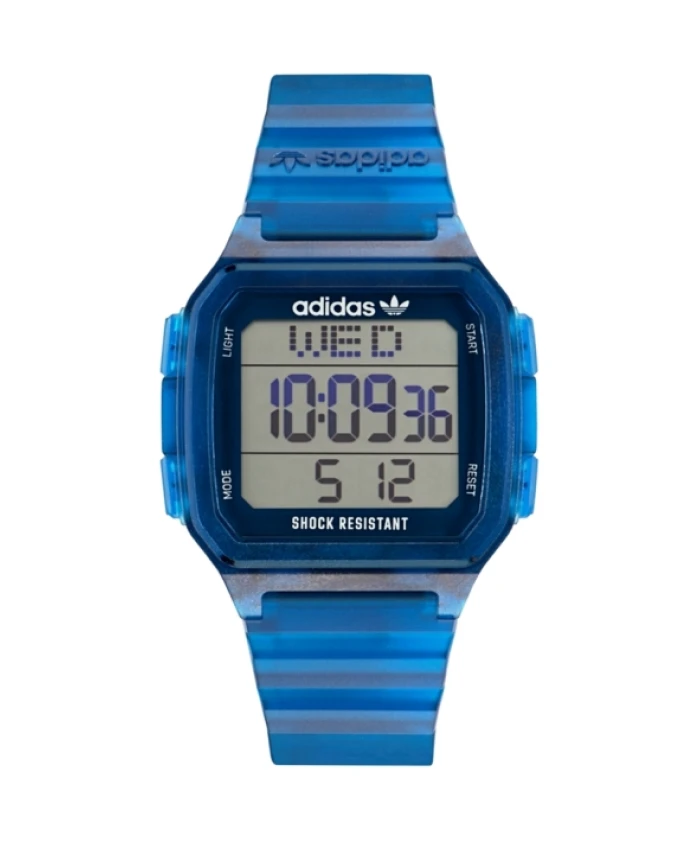 Мужские кварцевые часы из смолы Adidas, синий
Мужские кварцевые часы из смолы Adidas, синий