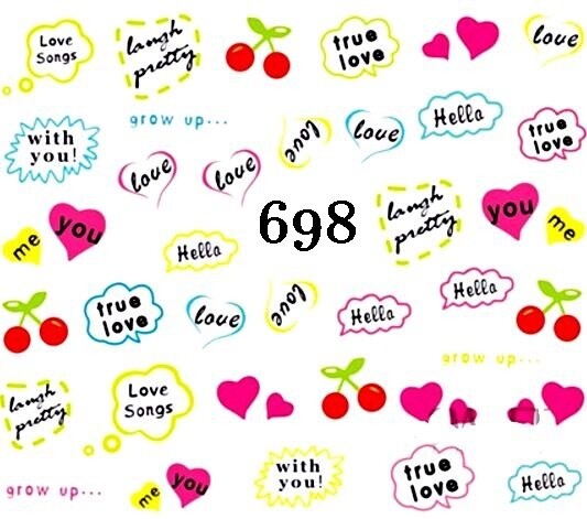 Водные наклейки для ногтей - №698, Raisin
Водные наклейки для ногтей - №698, Raisin