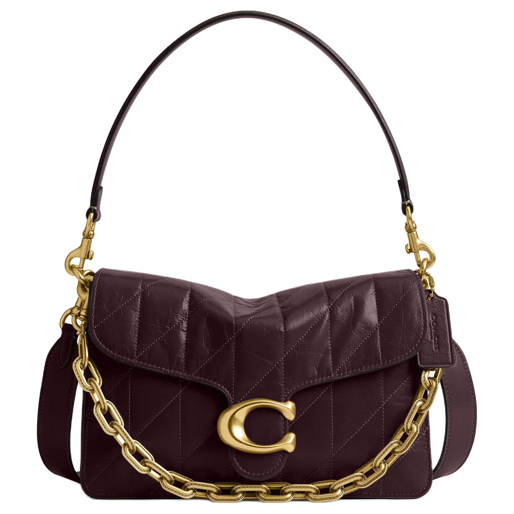 COACH Сумка через плечо из коровьей кожи среднего размера для женщин в красно-каштановом цвете
COACH Сумка через плечо из коровьей кожи среднего размера для женщин в красно-каштановом цвете