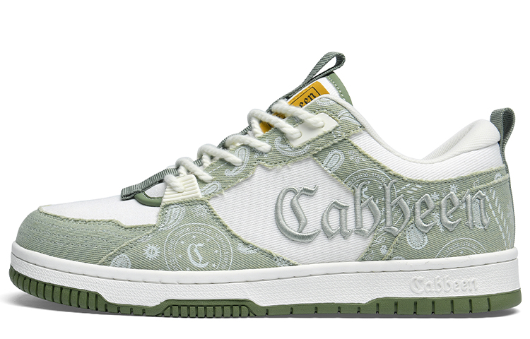 Мужские противоскользящие износостойкие низкие кроссовки для скейтбординга Paisley Cabbeen, Green
Мужские противоскользящие износостойкие низкие кроссовки для скейтбординга Paisley Cabbeen, Green