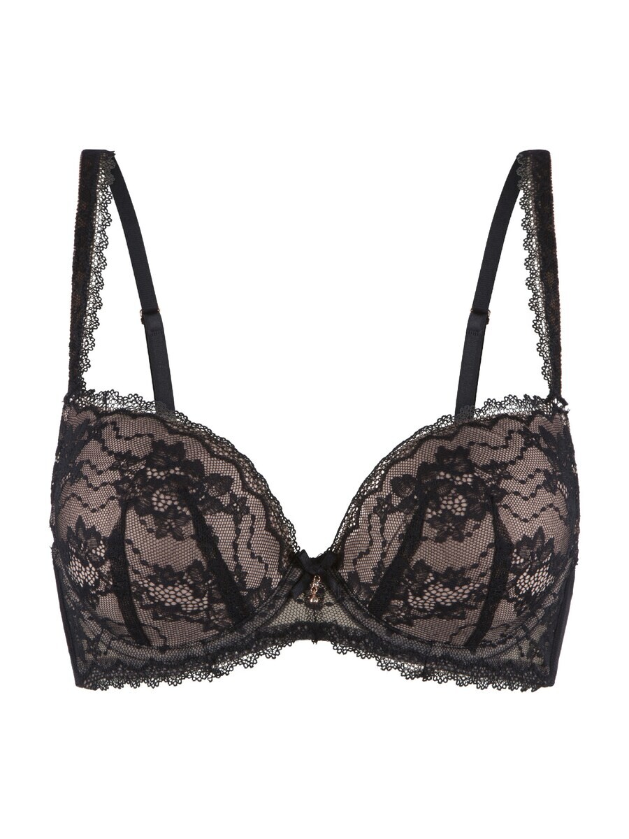 Бюстгальтер на косточках LingaDore Push-up Bra, черный 
Бюстгальтер на косточках LingaDore Push-up Bra, черный