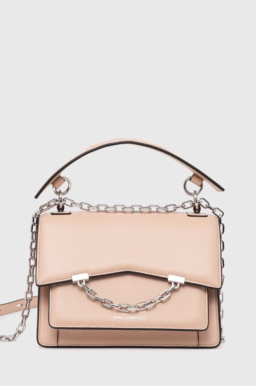 Кожаная сумочка Карла Лагерфельда Karl Lagerfeld, розовый
Кожаная сумочка Карла Лагерфельда Karl Lagerfeld, розовый