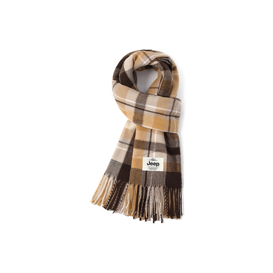 Jeep Полиэстеровый вязаный шарф унисекс, Coffee Yellow
Jeep Полиэстеровый вязаный шарф унисекс, Coffee Yellow