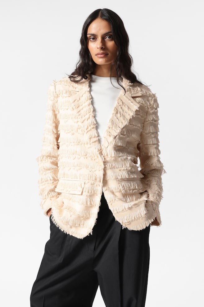 Блейзер с бахромой & Other Stories, бежевый
Блейзер с бахромой & Other Stories, бежевый