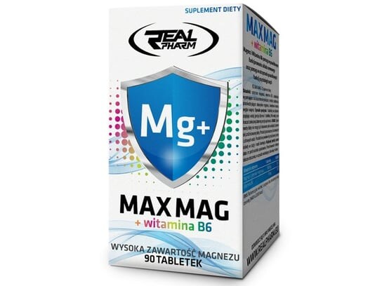 Real Pharm, Макс маг+В6, 90 таблеток
Real Pharm, Макс маг+В6, 90 таблеток