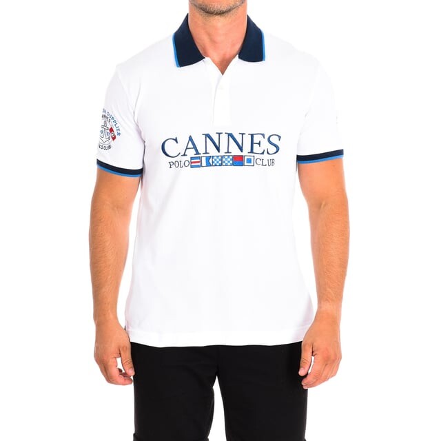 Поло с короткими рукавами tmp614 pk001 мужчина La Martina, белый 
Поло с короткими рукавами tmp614 pk001 мужчина La Martina, белый