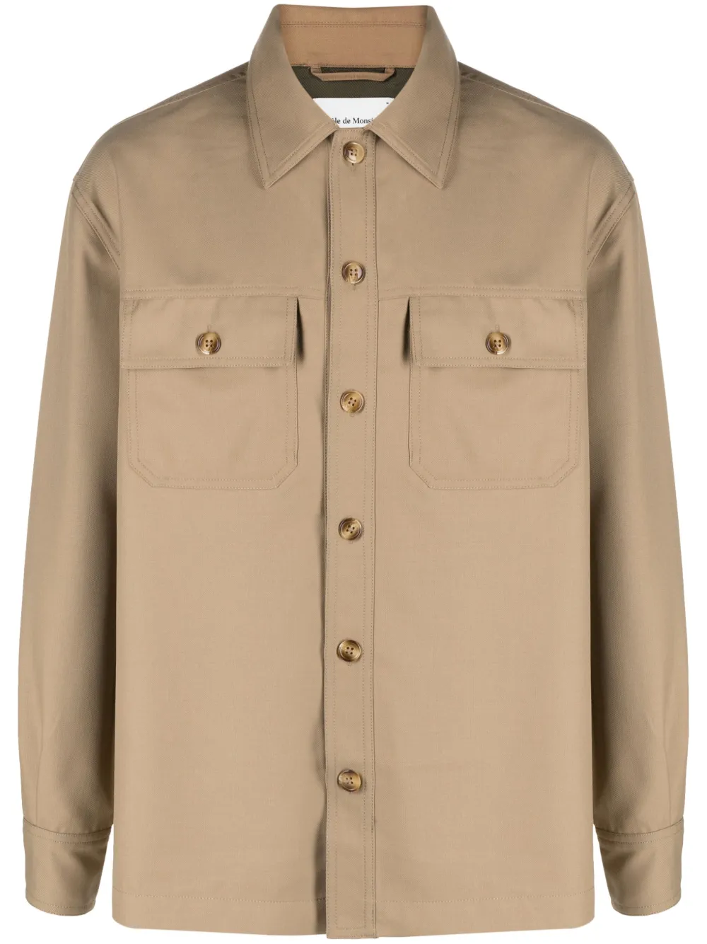 Фланелевая рубашка с длинными рукавами Drôle De Monsieur, нейтральный
Фланелевая рубашка с длинными рукавами Drôle De Monsieur, нейтральный