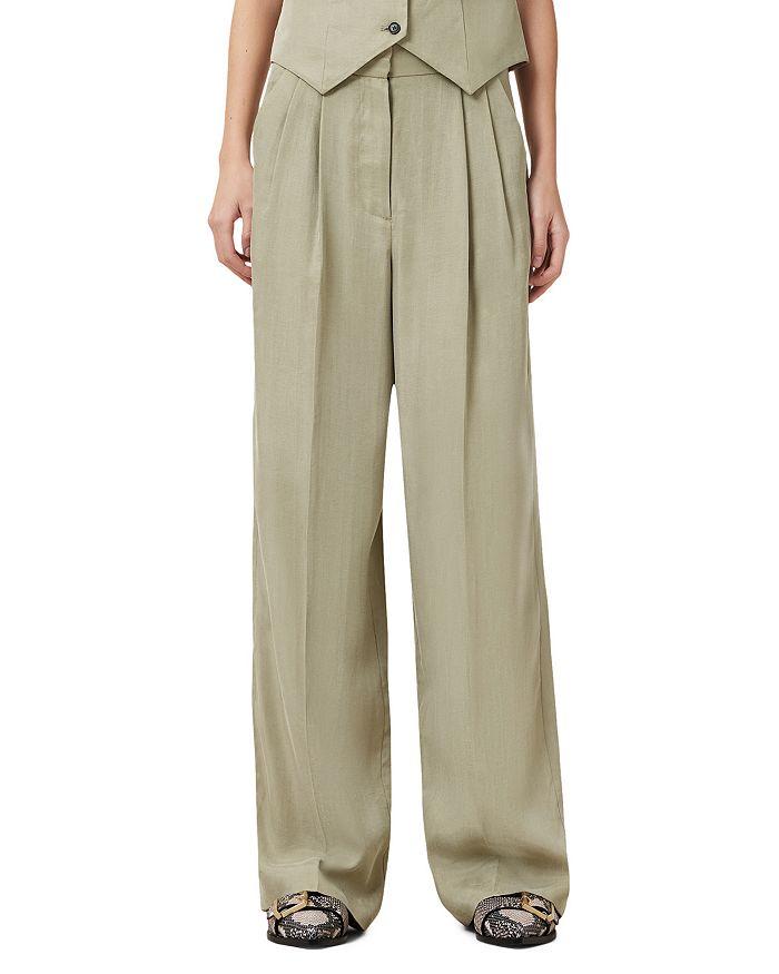 Брюки Averie Ten со складками на талии ALLSAINTS, зеленый
Брюки Averie Ten со складками на талии ALLSAINTS, зеленый