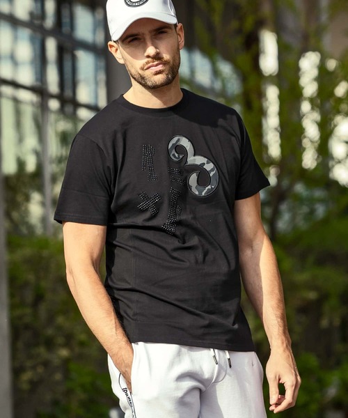 1PIU1UGUALE3 RELAX Футболка с короткими рукавами, камуфляжным логотипом со стразами, 1PIU1UGUALE3 RELAX, черный
1PIU1UGUALE3 RELAX Футболка с короткими рукавами, камуфляжным логотипом со стразами, 1PIU1UGUALE3 RELAX, черный