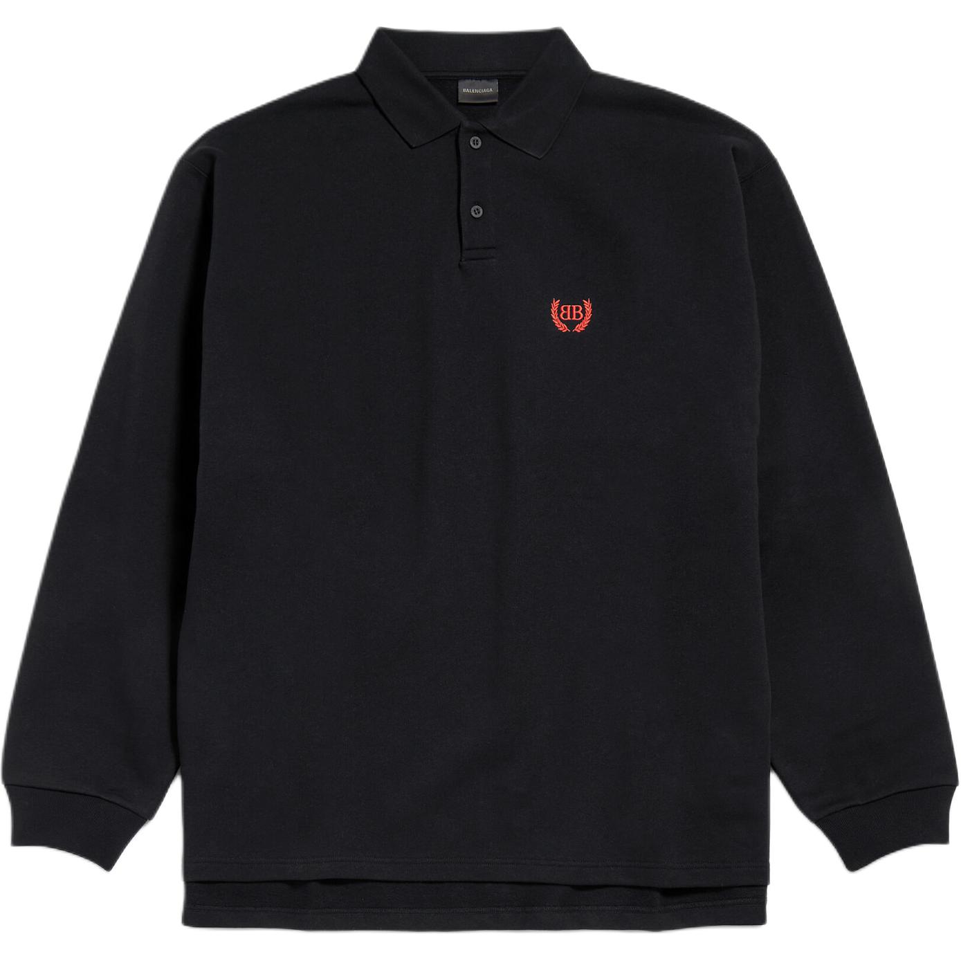 Поло свободного кроя мужское Balenciaga, черный
Поло свободного кроя мужское Balenciaga, черный