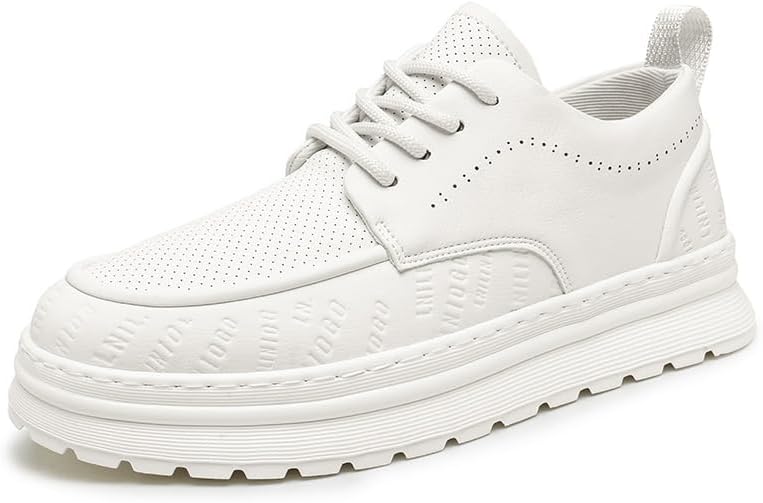 Мужские кожаные кроссовки на шнуровке, удобная обувь для ходьбы, с амортизирующей подошвой, утягивающие кроссовки для мужчин, повседневные скейт-кроссовки Trcloltc, бежевый
Мужские кожаные кроссовки на шнуровке, удобная обувь для ходьбы, с амортизирующей подошвой, утягивающие кроссовки для мужчин, повседневные скейт-кроссовки Trcloltc, бежевый