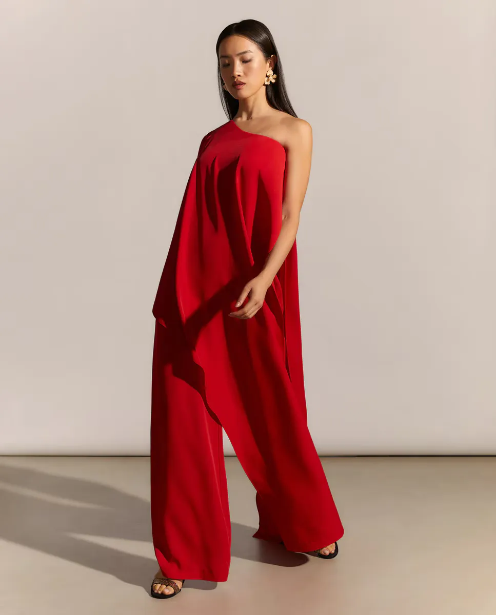 Асимметричный длинный комбинезон-кейп Woman Fiesta El Corte Inglés, цвет 600 Rojo
Асимметричный длинный комбинезон-кейп Woman Fiesta El Corte Inglés, цвет 600 Rojo