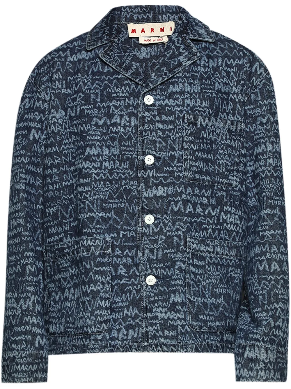 Рубашка с логотипом Marni, синий
Рубашка с логотипом Marni, синий