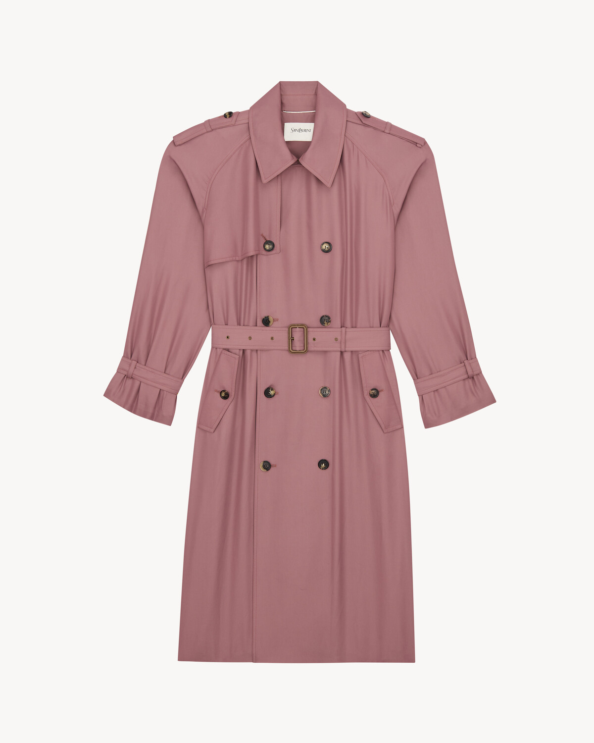 Тренч из сатина SAINT LAURENT, розовый
Тренч из сатина SAINT LAURENT, розовый